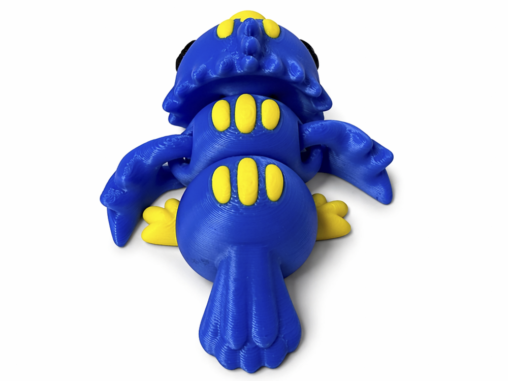 Magnetický 3D papoušek – flexi figurka